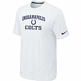 Men's Indianapolis Colts Team Logo White Nike Short Sleeve T-Shirt FengYun,baseball caps,new era cap wholesale,wholesale hats